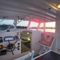 Interiors onboard Vim in Newport RI.